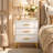 Hattenhauer 19.7" W 3-Drawer Nightstand-1970971573