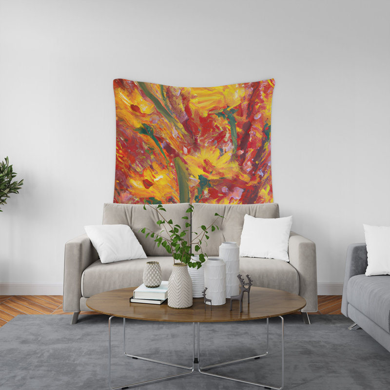 Tapisserie murale, H 88 po x l 104 po