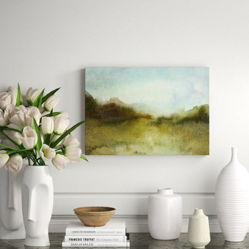 Scenery Landscape VI Painting by Isabella Burton, Knife Gel, 56" W x 40" H x 1.5" D