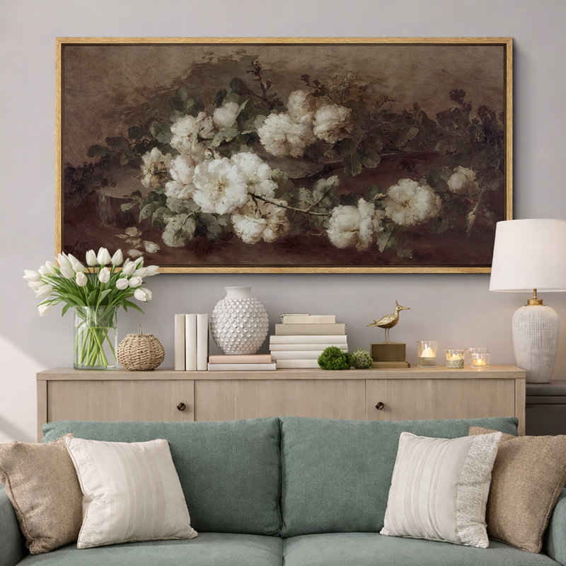"Flower Blossom", classique, romantique, rétro, floral, rustique, décor, très grandes photos murales encadrées, Naturel