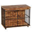 Cage spacieuse pour chien avec plateau, en métal, idéale pour les chiens actifs, avec fermeture sécurisée. Meuble de rangement polyvalent servant également de console ou de niche. Surface lisse et facile à nettoyer. Plateau amovible.-121520875