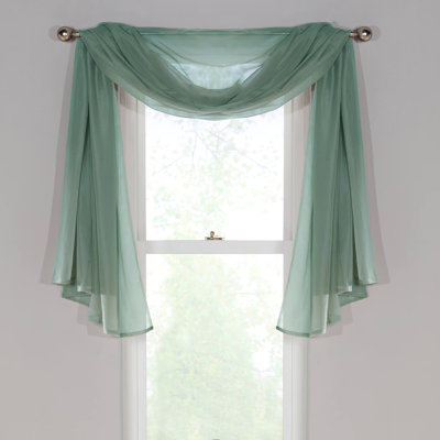 Adolfus Semi Sheer Window Scarf Single Panel