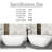62.99 " L x 28.74 " W Freestanding and Mounting / Installation Required Soaking Plastic / Acrylic Bathtub