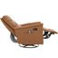 Fauteuil inclinable manuel avec fauteuil à bascule et fauteuil pivotant et inclinable avec fonction de massage à 8 points et dossier réglable pour le salon, la chambre à coucher et la chambre de bébé-507988184