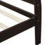 Structure de lit plateforme simple: bois massif avec tête de lit et pour une chambre à coucher élégante qui s'agence parfaitement au matelas