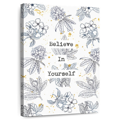Tergel Indigo Blooms Believe