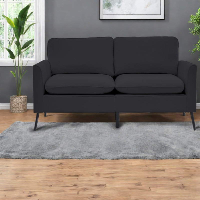 Canapés confortables en cuir 55,91 po