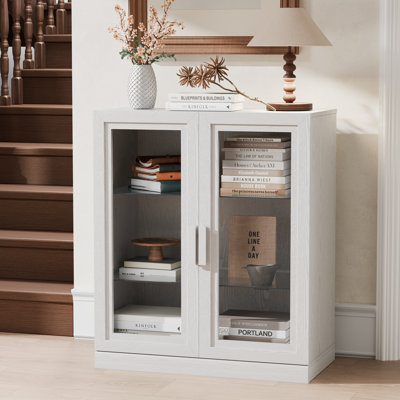 Armoire de rangement d'appoint en bois massif