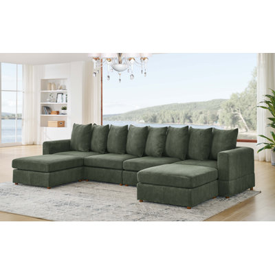 Bensinger 6-Pieces Modular Sectional by Wade Logan