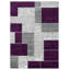 Tapis mauve à motif géométrique Balderston-1586436867
