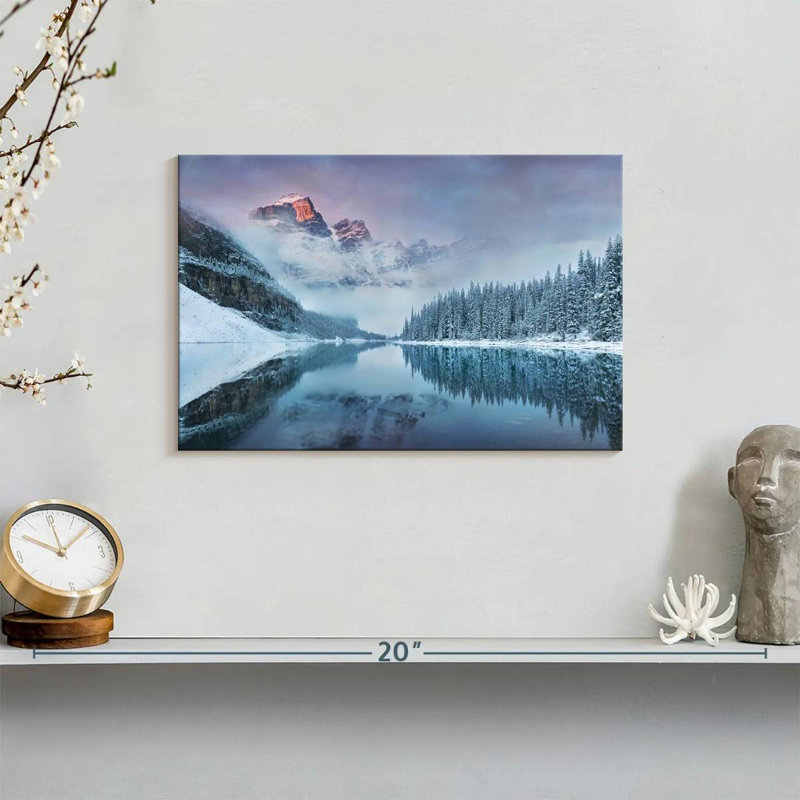 Alvord Wispy Snow Mountain, H 8 po x l 12 po