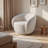 33'' 360° Swivel Barrel Accent Chair – Modern Boucle Upholstered Armchair For Living Room, Bedroom, Office-562332423