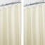 Ensemble de 2 rideaux de douche en polyester uni iDesign - 72 po x 72 po - Blanc-108714230