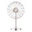 Angelike 3-Light Nickel Caged Table Lamp