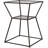 Imane Glass Top End Table
