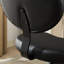 Tabouret réglable, chaise à pattes croisées, chaise plus, support lombaire de bureau, coussin de siège de taille plus grande, conception, postures changeantes, chaise d'ambiance confortable: avec roues en polyuréthane noir, mise à niveau