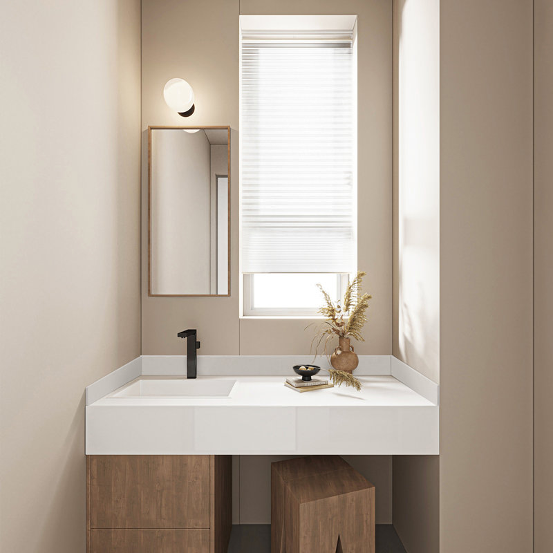 Meuble-lavabo latéral en quartz 21 po x 4 po x 0,71 po