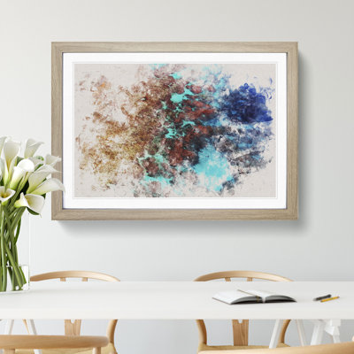The Great Barrier Reef Coral Watercolour - Picture Frame Graphic Art