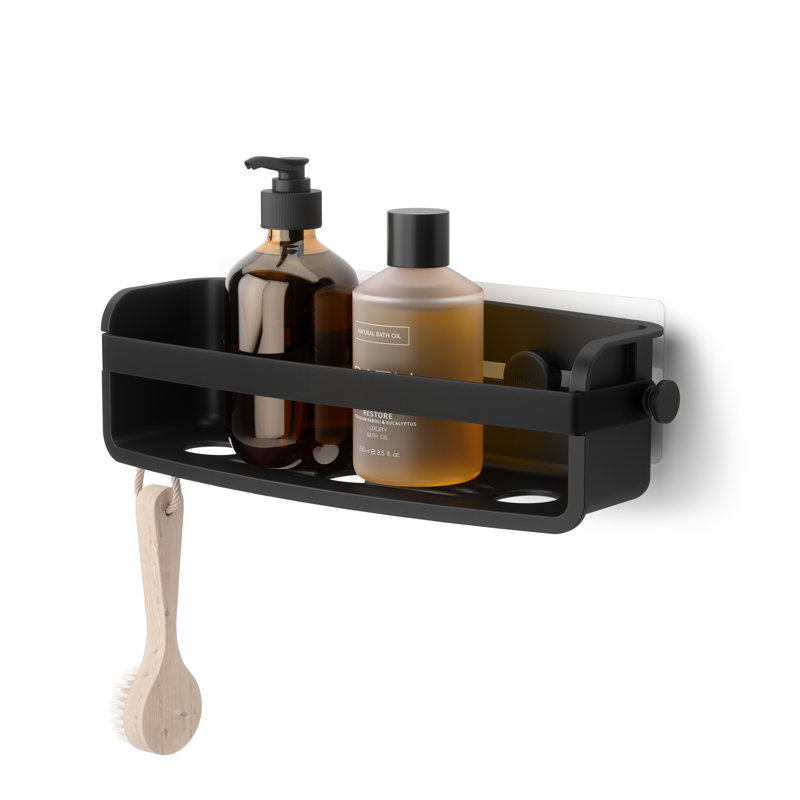 Panier de douche Flex, Noir