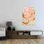 Affiche murale groovy joyeuse Halloween rétro abstraite paysage d'automne-112866222