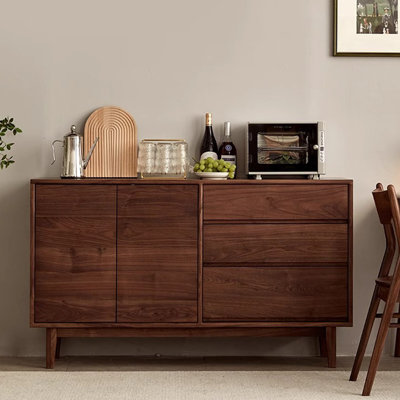 Walnut solid wood quality simple locker