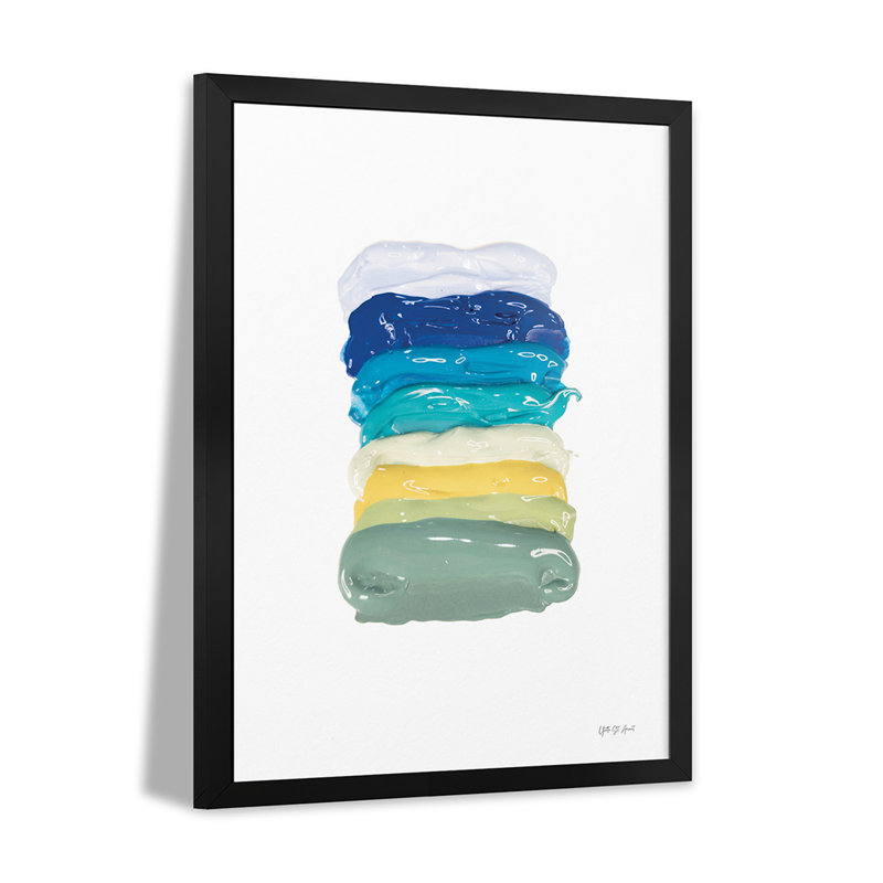 «Cool Paint Palette», reproduction d'art mural, affiche de galerie, H 24 po x l 16 po
