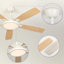 Ventilateur de plafond à intensité variable de 52 po avec lumières DEL et télécommande CCCC 6 vitesses Karlena-1677581202-1677581205