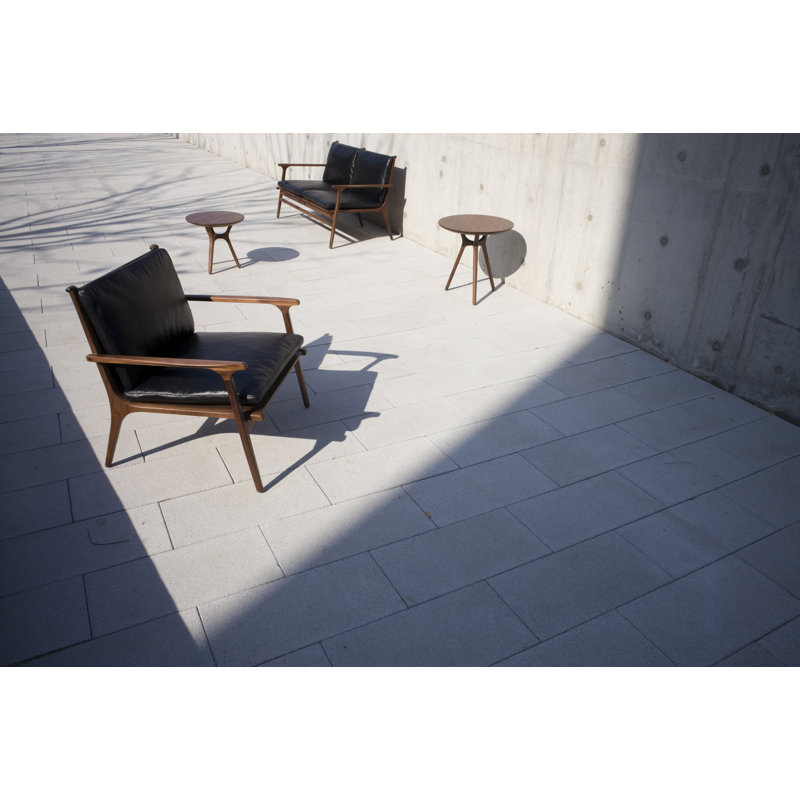 Chaise longue Ren, Noyer naturel