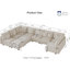 Canapé modulaire convertible en velours côtelé Degennaro-997473954