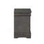 Table de chevet 2 tiroirs gris foncé