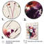 Keyva, bouquet de fleurs mauves et vertes Elegance III sur toile-88531407-88531411