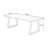 Tan Rectangular Solid Wood+Iron desk-109306508