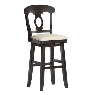 Fortville Swivel Upholstered Counter Stool