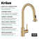 KRAUS Bolden Motion Sensor Single Handle Pull Down Touchless Kitchen Faucet