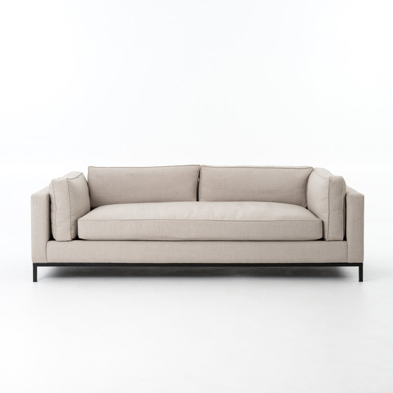 Grammercy Sofa, Beige Polyester Blend