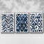 Indigo Memory IV, ensemble de 3 toiles encadrées-1462787647-1462787646