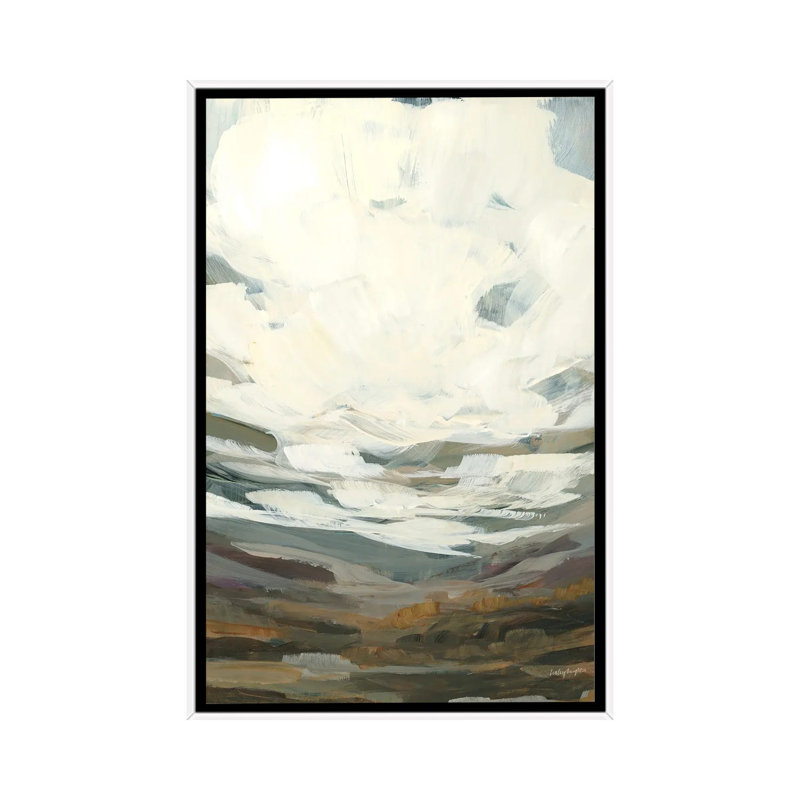 Timber Thicket II - Wall Art Print - Framed Canvas, H 40 po x l 26 po, Framed Print without Mat, Blanc