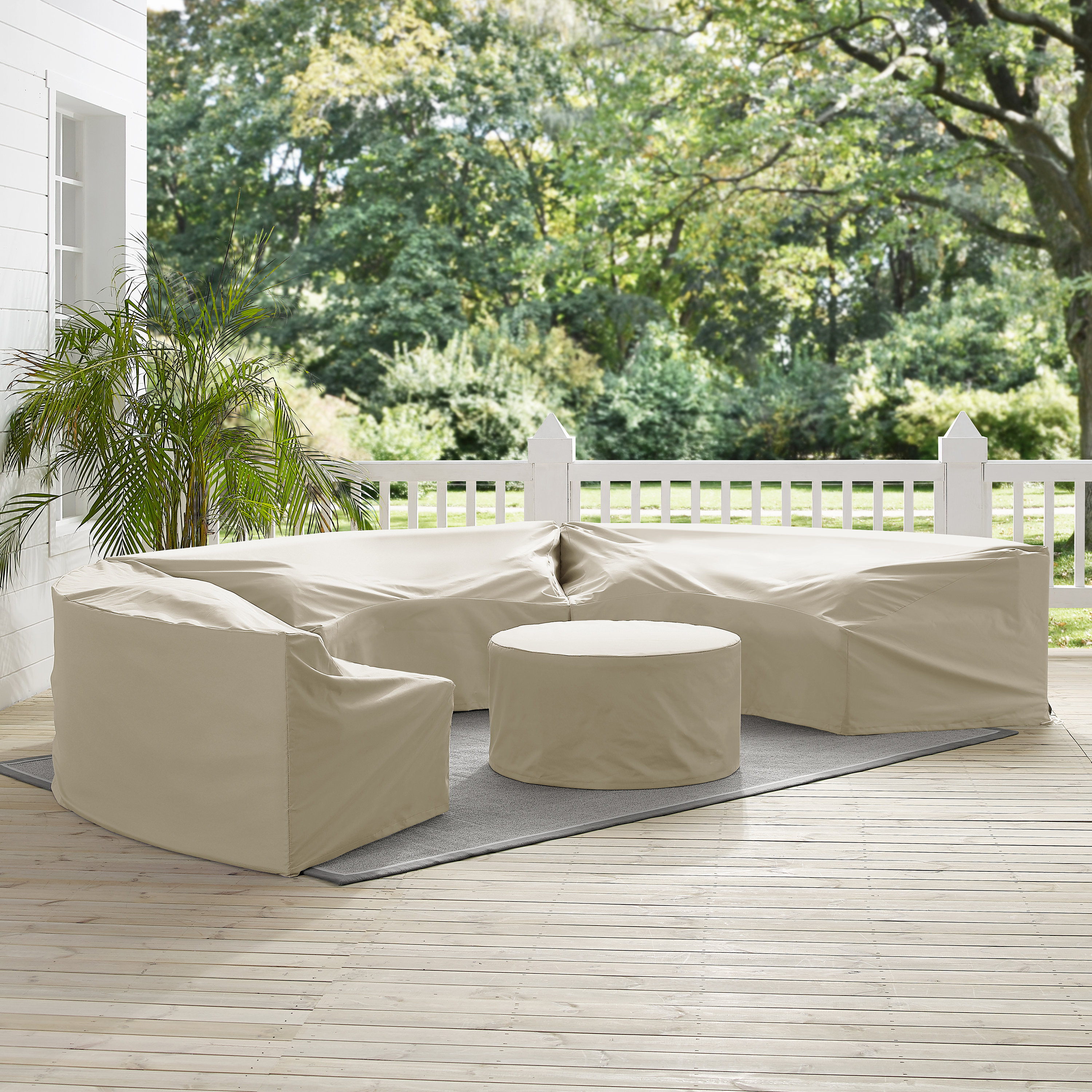 Beachcrest Home Sneed Outdoor Conversation Set Cover & Reviews Wayfair
