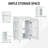 20" Single Bathroom Vanity with Ceramic Top-1321581794