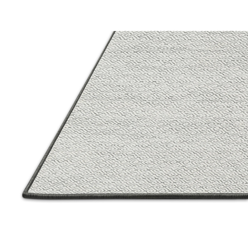 Tapis gris zone contemporaine, Rectangle 5 pi x 7 pi