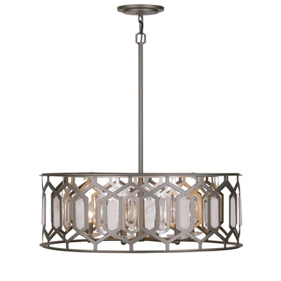 Luminaire suspendu 6 lumières Minka Lavery Hexly