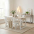 Rubberwood Solid Wood Dining Set