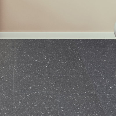 Sterling Black Speckled Granite 12" x 12" 1.2mm Vinyl Tile