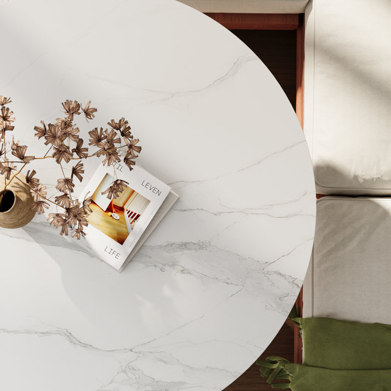 Ensemble de table de salle à manger 3Pcs / 5Pcs / 7Pcs / 9Pcs Base, H 29,5 po x l 43,3 po x P 43,3 po, Blanc lustré