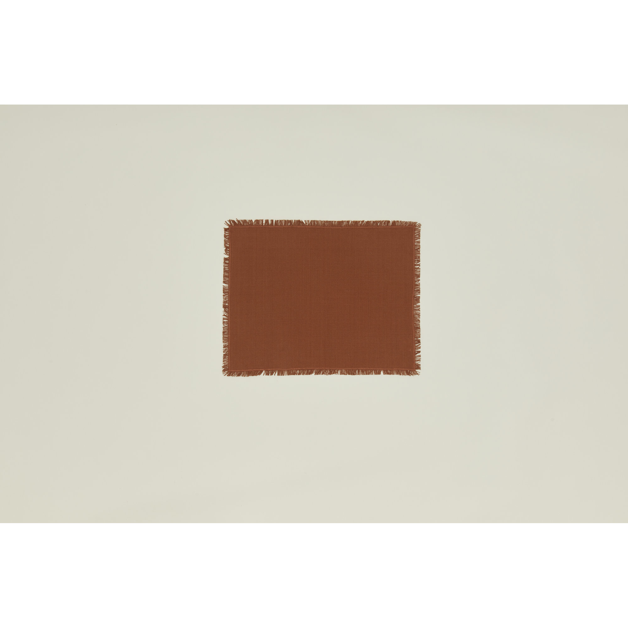 Essential Cotton Placemat, Terracotta