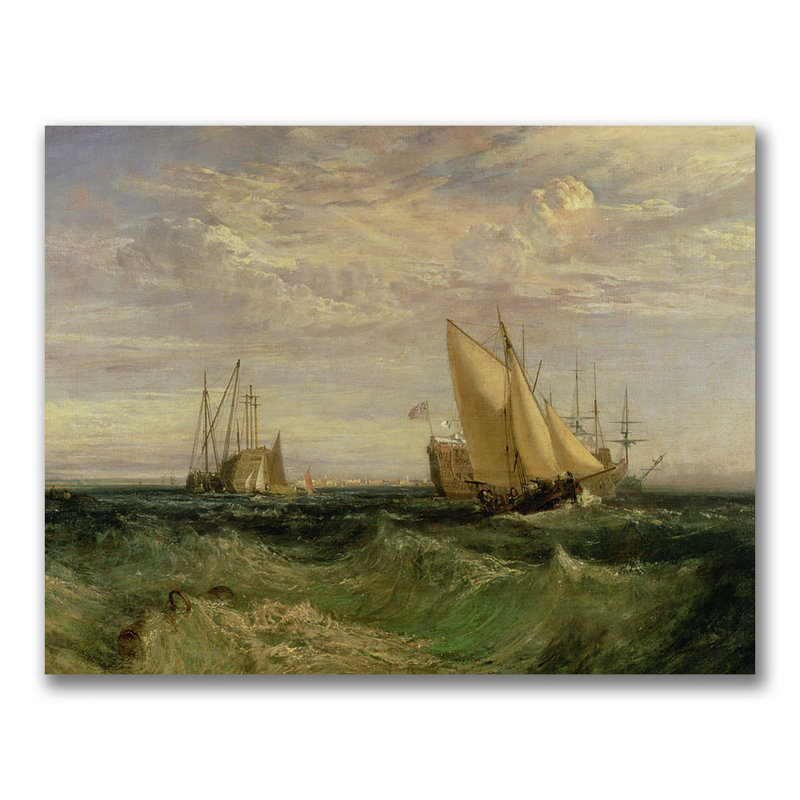 « the fluent of the thames » par joseph turner, reproduction d’art sur toile, H 18 po x l 24 po x P 2 po
