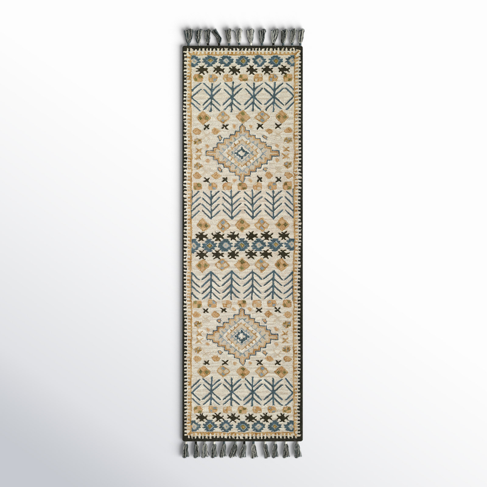 Anine Hand Tufted Wool Rug, Runner 2'3" x 8'