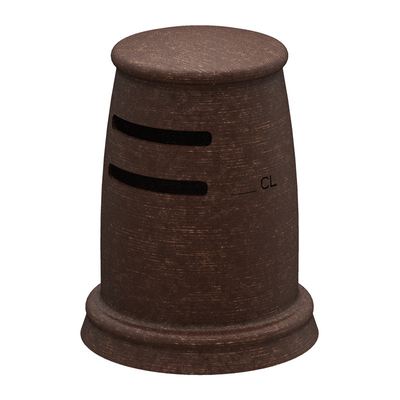 Jacobean Air Gap Kit, Oil Rubbed Bronze - Hand Relieved