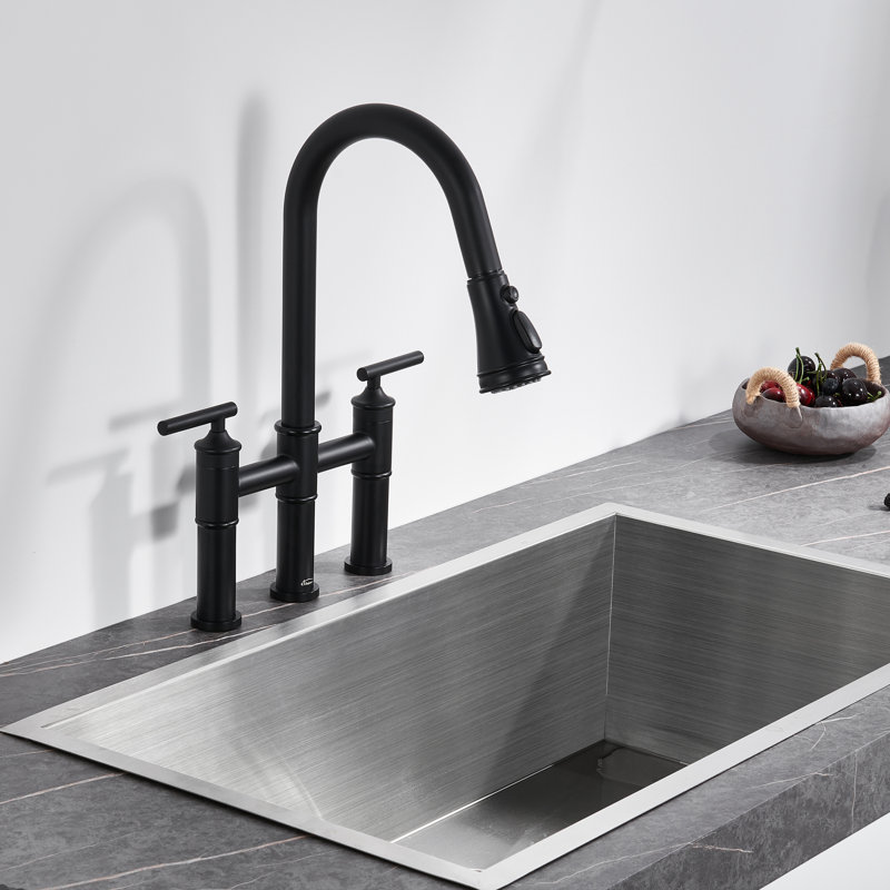 Clihome Kitchen Faucet, Matte Black