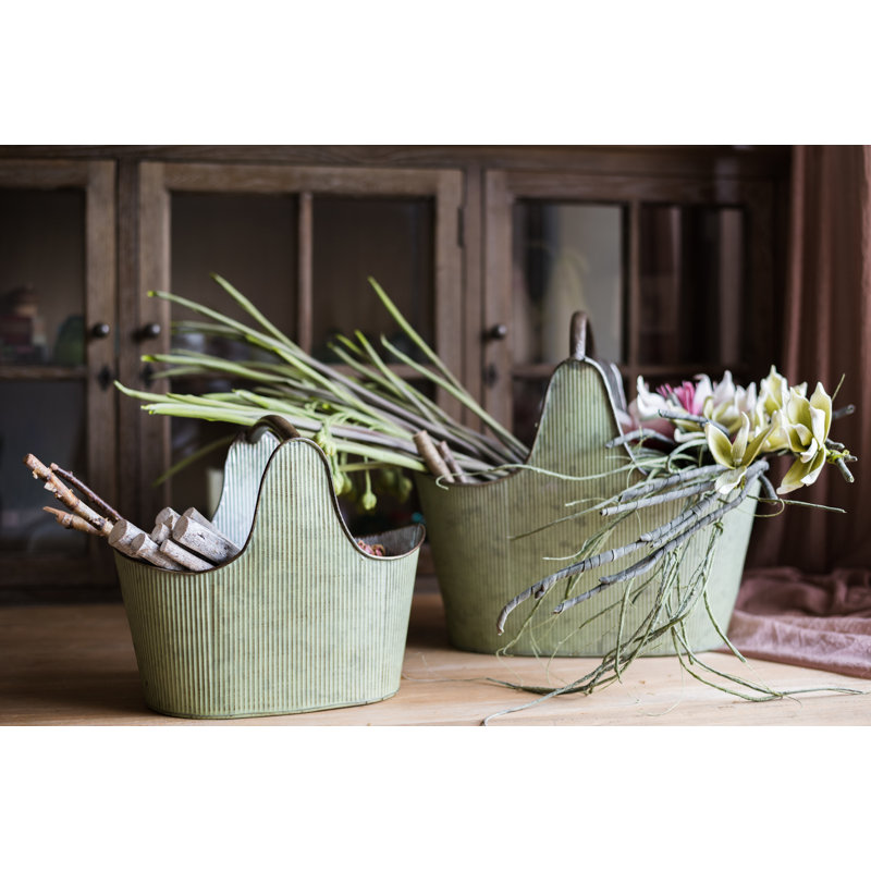 Highland Dunes Decorative Bin, 14" H x 16" W x 10" D